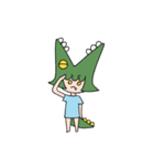 ワニワニかな（個別スタンプ：13）