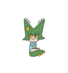 ワニワニかな（個別スタンプ：14）