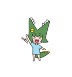 ワニワニかな（個別スタンプ：17）