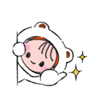 まる顔ちゃんのスタンプ（個別スタンプ：21）