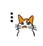 白茶ねこのスタンプ（個別スタンプ：1）