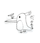 どこか長くなっちゃう生き物たち（個別スタンプ：6）