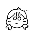 少女は話がしたい！（個別スタンプ：1）