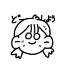 少女は話がしたい！（個別スタンプ：3）