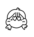 少女は話がしたい！（個別スタンプ：4）