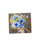 銀紙なお顔たち（個別スタンプ：7）