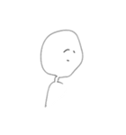 手書き風 シンプルな人たち（個別スタンプ：3）