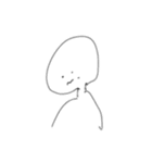 手書き風 シンプルな人たち（個別スタンプ：4）