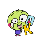 グリーンマメたん（個別スタンプ：2）