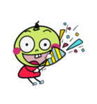 グリーンマメたん（個別スタンプ：3）
