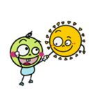 グリーンマメたん（個別スタンプ：6）