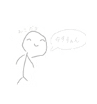 モノクロちゃん(   ◜ω◝ )（個別スタンプ：39）