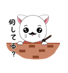 Cat Samurai Japan Sticker line（個別スタンプ：35）