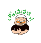 おもしろいガテン系職人のおやじ タオル巻（個別スタンプ：13）