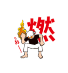 おもしろいガテン系職人のおやじ タオル巻（個別スタンプ：25）