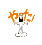 おもしろいガテン系職人のおやじ タオル巻（個別スタンプ：31）