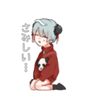 ジャージチャイナ  ぱん田（個別スタンプ：4）