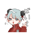 ジャージチャイナ  ぱん田（個別スタンプ：6）