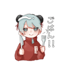 ジャージチャイナ  ぱん田（個別スタンプ：28）