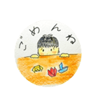 手描きの日常スタンプ（個別スタンプ：2）