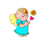 ひまわり天使（個別スタンプ：4）