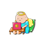 ひまわり天使（個別スタンプ：10）