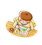 ひまわり天使（個別スタンプ：13）