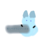 雪うさぎと氷うさぎのもふもふスタンプ（個別スタンプ：5）