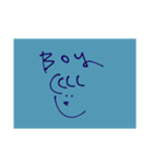 ゆるゆる手書きすたんぷぷ（個別スタンプ：4）