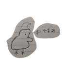 凡人の落書き鴨（個別スタンプ：5）