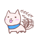 しろいーぬとおともだち（個別スタンプ：9）