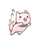 しろいーぬとおともだち（個別スタンプ：10）