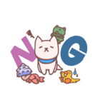 しろいーぬとおともだち（個別スタンプ：12）
