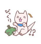 しろいーぬとおともだち（個別スタンプ：21）