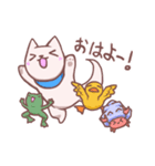 しろいーぬとおともだち（個別スタンプ：22）