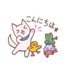 しろいーぬとおともだち（個別スタンプ：23）