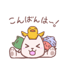 しろいーぬとおともだち（個別スタンプ：24）