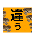 カエルとヤモリ？のスタンプ（個別スタンプ：4）