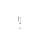 手書き文字スタンプ 日常編（個別スタンプ：12）