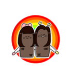 ごぼう姉妹（個別スタンプ：24）