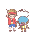 ONE PIECE ゆるっとミニキャラクター（個別スタンプ：6）