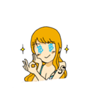 日常で使える！文字なしONE PIECE（個別スタンプ：9）