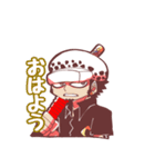 ONE PlECE船長達+α日常スタンプ（個別スタンプ：3）