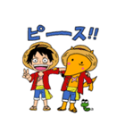 ONE PIECE×左向きのきつね（個別スタンプ：6）