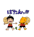 ONE PIECE×左向きのきつね（個別スタンプ：7）