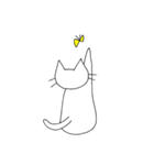 ねこは液体（個別スタンプ：6）