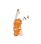 挙手するONE PIECE（個別スタンプ：3）