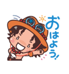 【エースがいっぱい！！2】ONE PIECE（個別スタンプ：1）