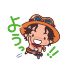 【エースがいっぱい！！2】ONE PIECE（個別スタンプ：2）