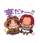 【エースがいっぱい！！2】ONE PIECE（個別スタンプ：3）